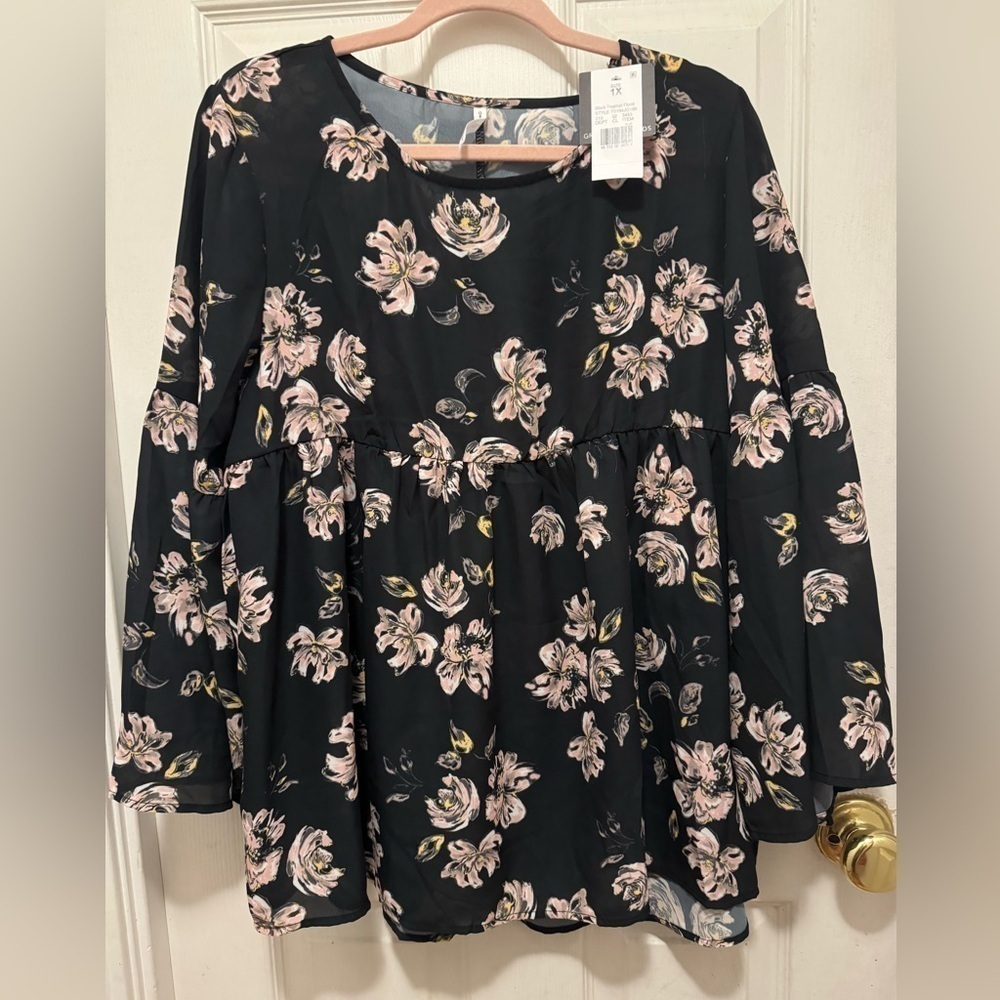 NWT Plus Size Empire Waist Blouse